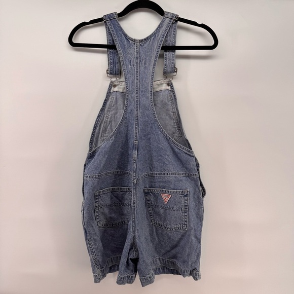 Vintage GUESS USA MADE Overalls Womens Denim Bib Jean 80s 90s Med - Picture 6 of 8